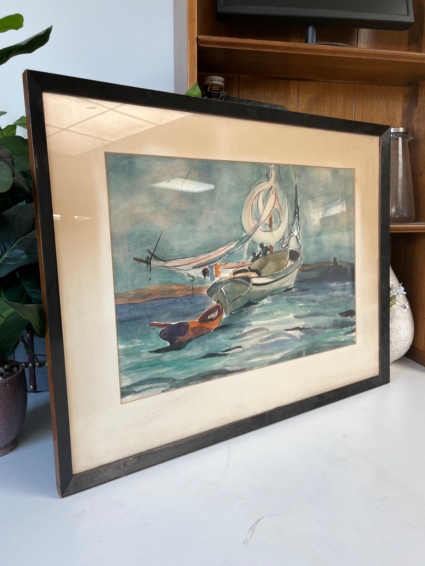 Original Watercolor Framed Artwork