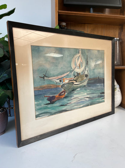 Original Watercolor Framed Artwork