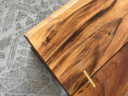 World Market Solid Wood Nightstand