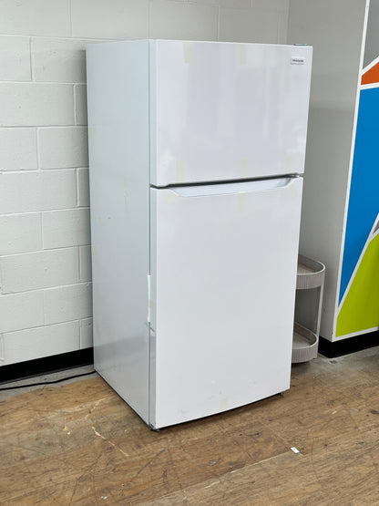 Frigidaire White 18.3 Cu. Ft. Top Freezer Refrigerator