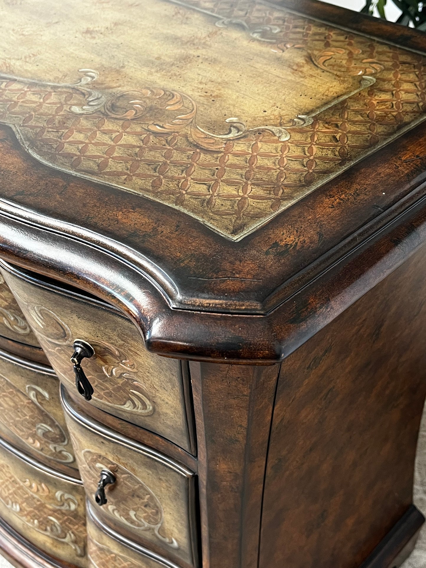 Bombe-Style Accent Chest