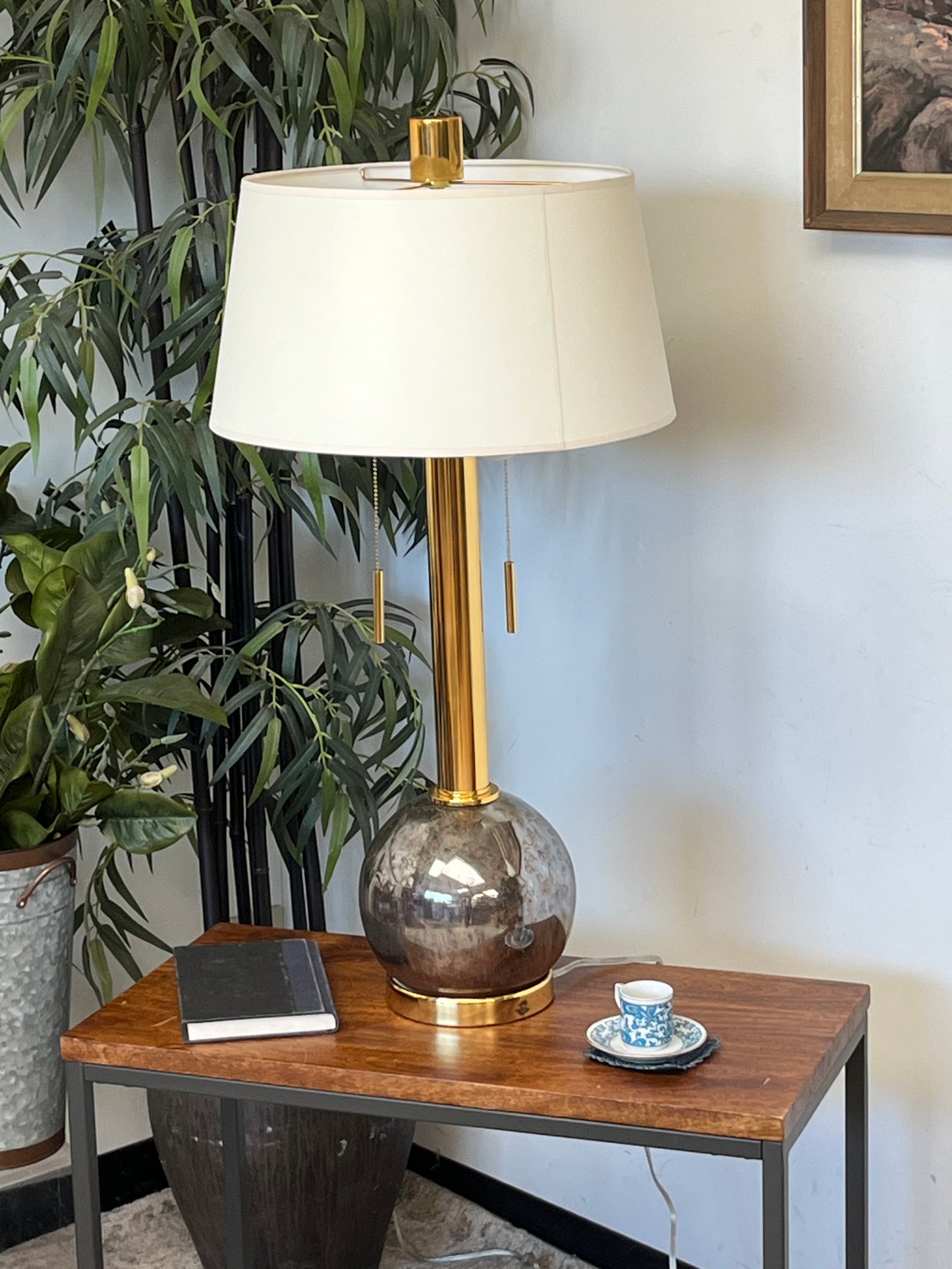 Antique Style Gold Frame Table Lamp