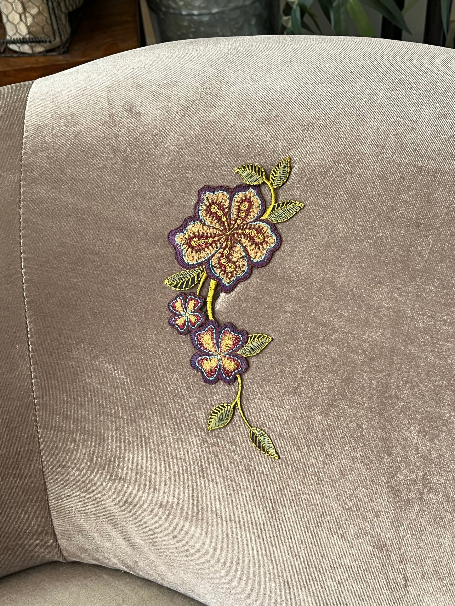 Safavieh Purple Rounded Armchair