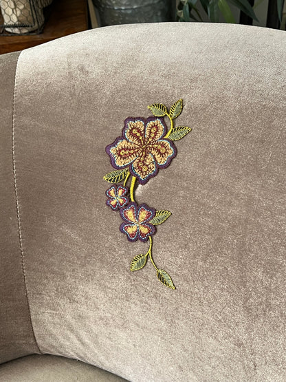 Safavieh Purple Rounded Armchair