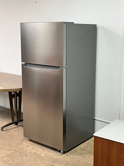 Seasons 18 Cu. Ft. Stainless Steel Top Freezer Refrigerator