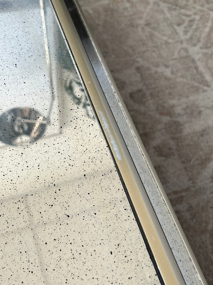 Modern Mirrored Glass Coffee Table