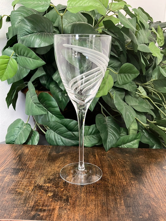 8.5" Lenox Windswept Crystal Wine Glass