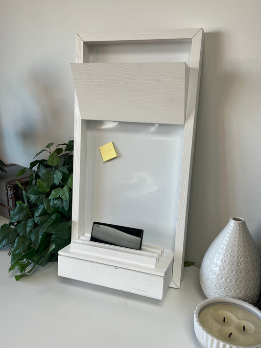 Modern White Board Charging Station