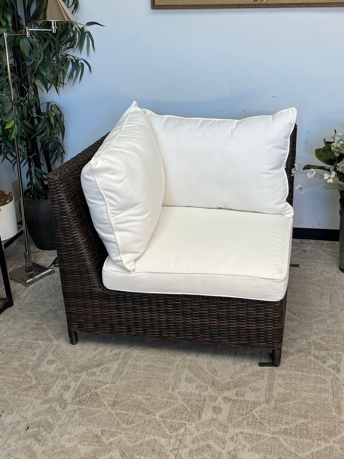 Outdoor Poly Rattan Brown Chair