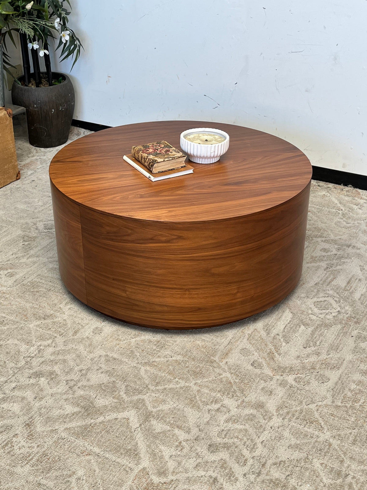 Mid Century Style Oval Coffee Table