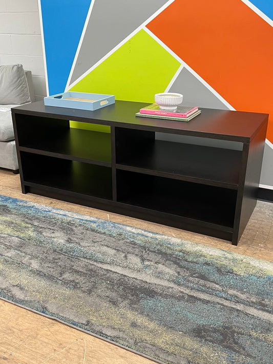 Modern Black Media Stand