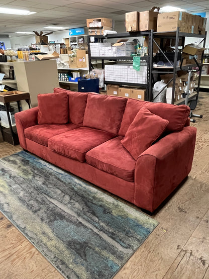 Havertys Traditional Style Red Sofa