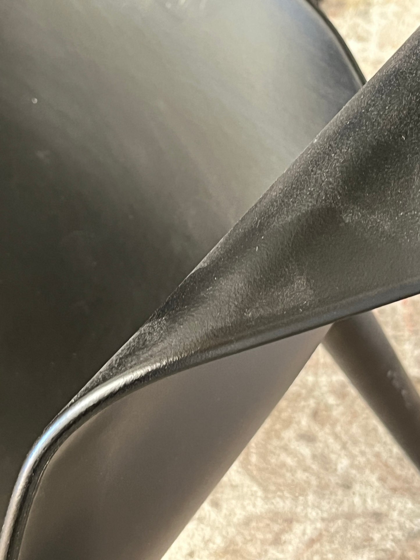 Modern Black Dining Armchair