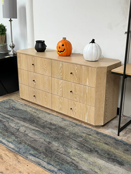Farmhouse Style Wooden Credenza