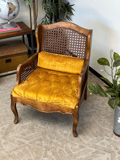 Vintage Style Wooden Armchair