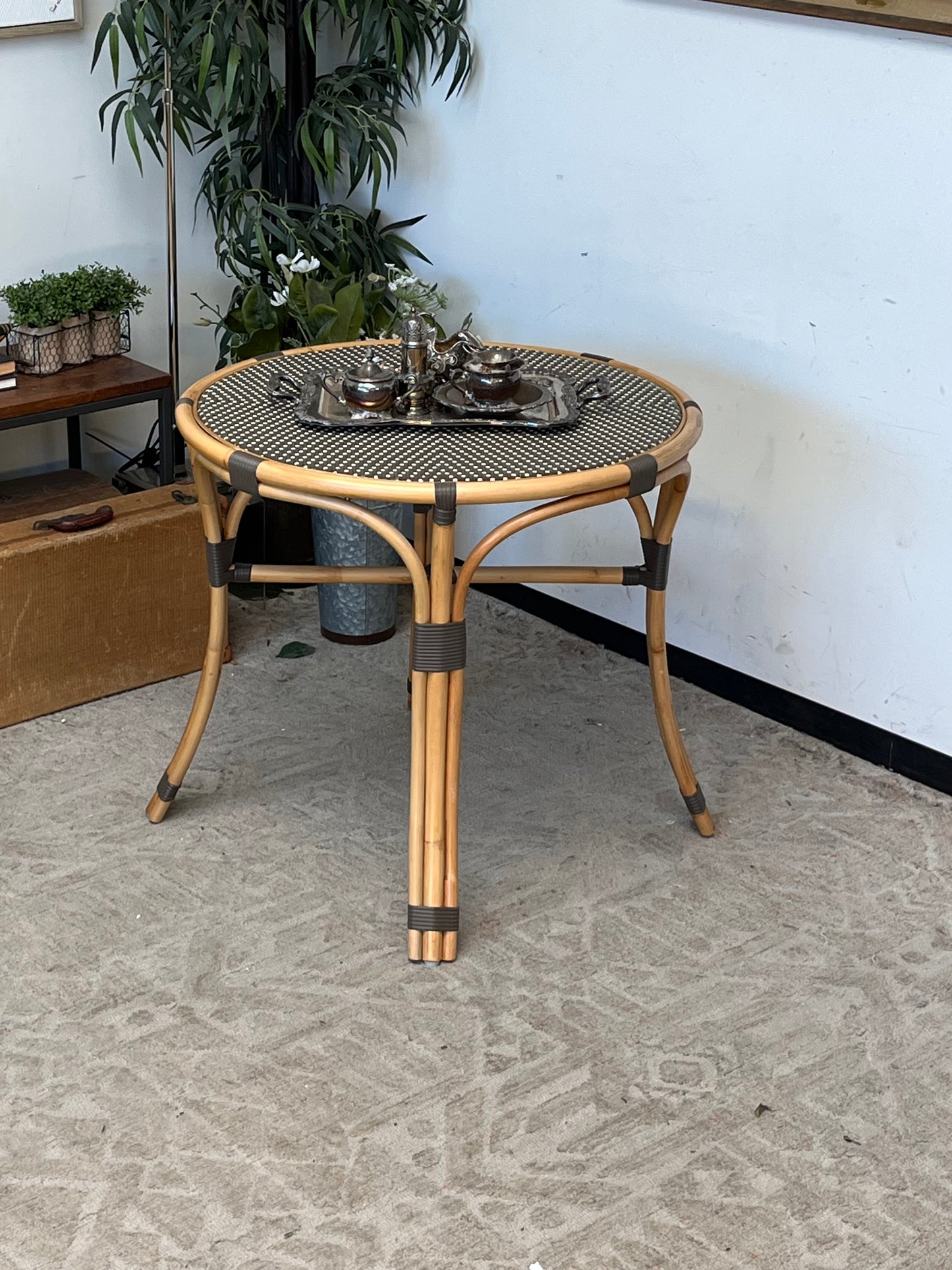Outdoor Poly Rattan Patio Table