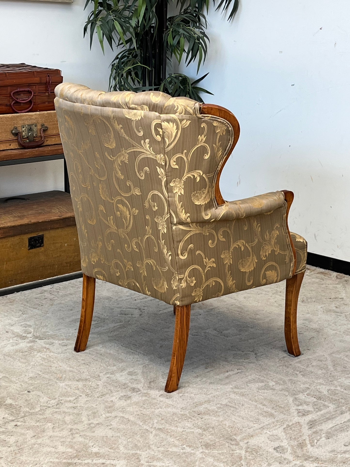 Floral Pattern Armchair