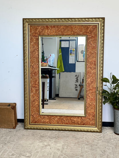Paisley Print Wall Mirror
