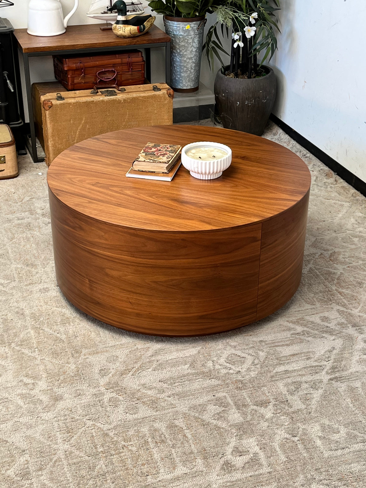Mid Century Style Oval Coffee Table