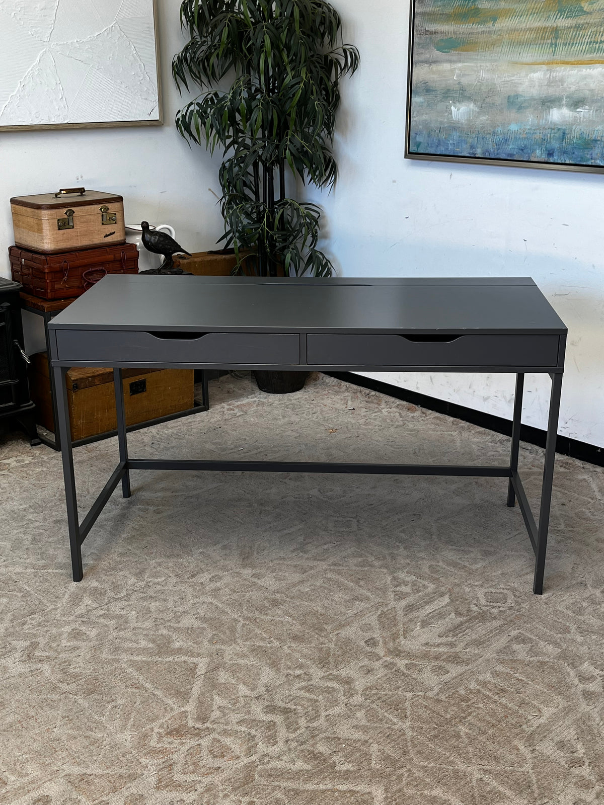 Ikea Grey Office Desk