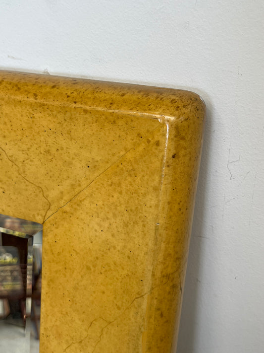 Yellow Rectangular Mirror