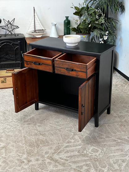 Rustic Style 2-Door Cabinet