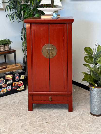 Asian Style Red Cabinet