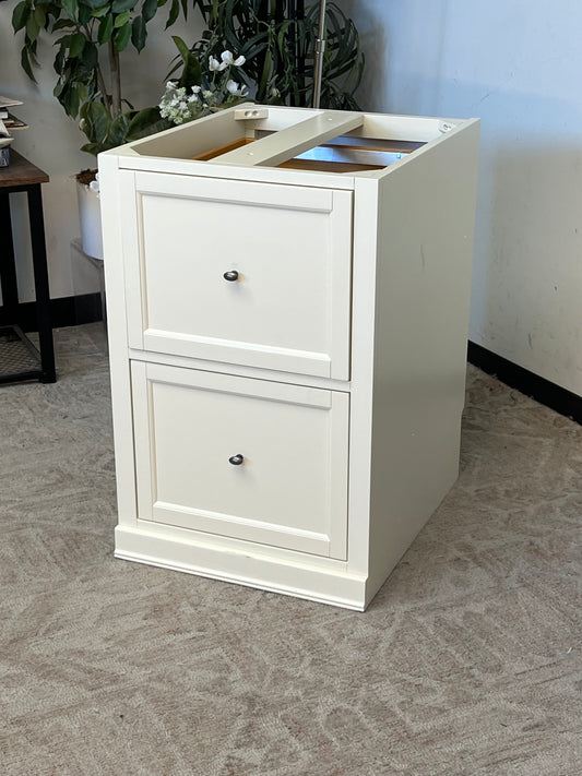 Farmhouse Style File Cabinet Without Top