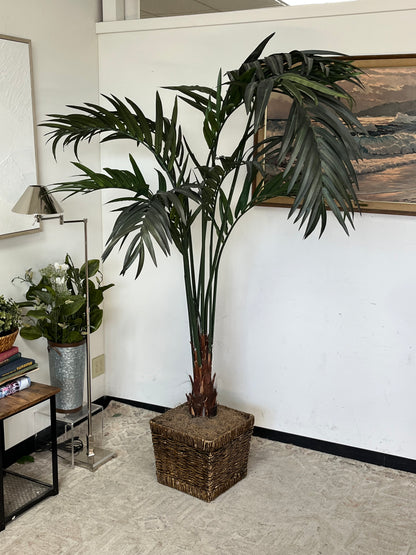Faux 80" Palm Potted Tree