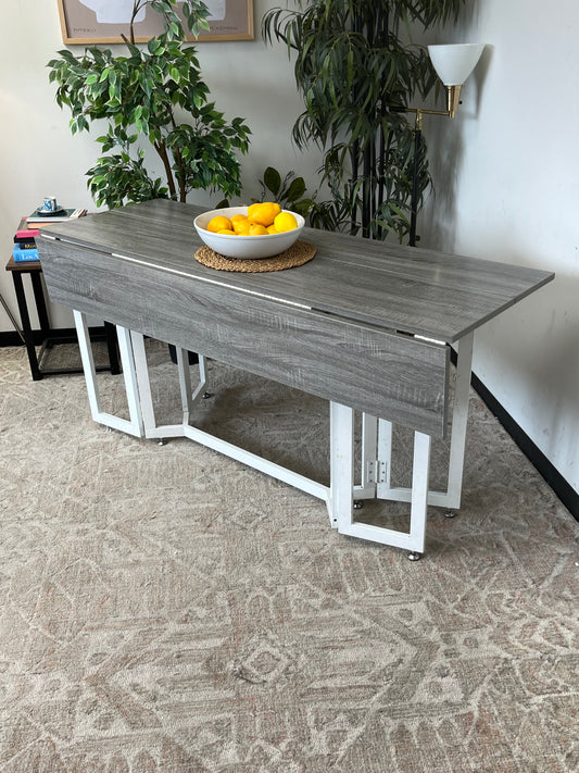 Drop Leaf Folding Workspace Table
