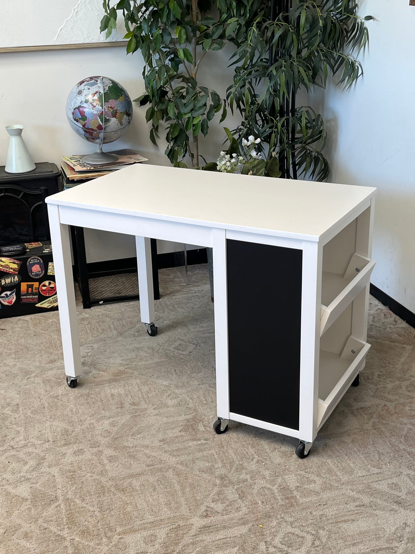 Modern Children's White Office Desk