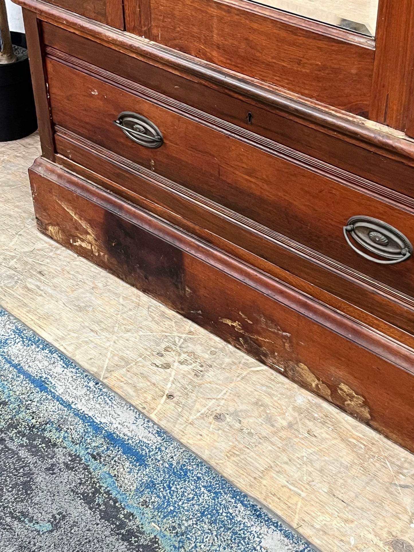 Antique Edwardian 80" Armoire