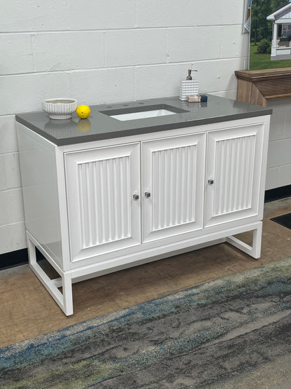 James Martin 48" White Single Sink Vanity