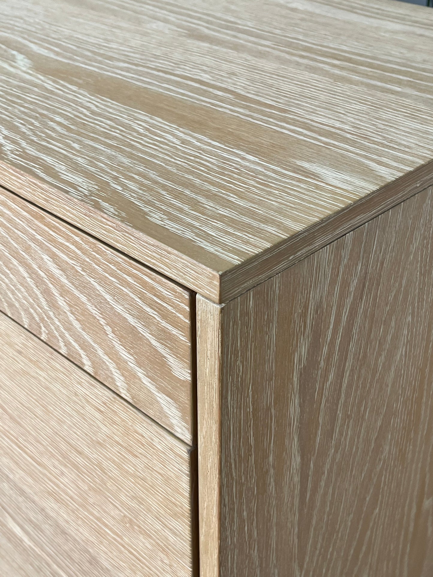 Modern Wooden 4 Drawer Nightstand