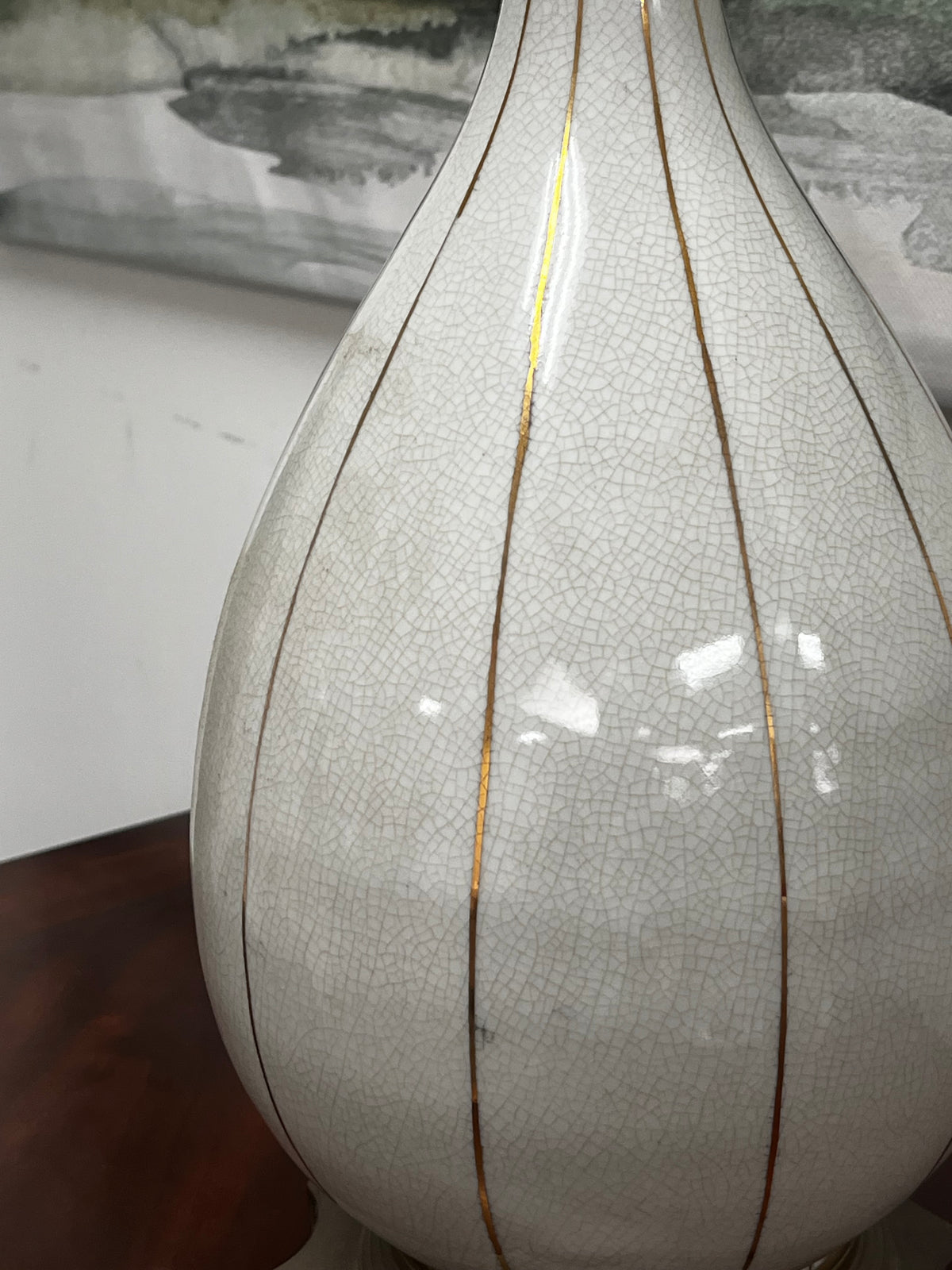Teardrop Style Table Lamp