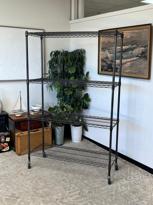 Industrial Black Metal Rack