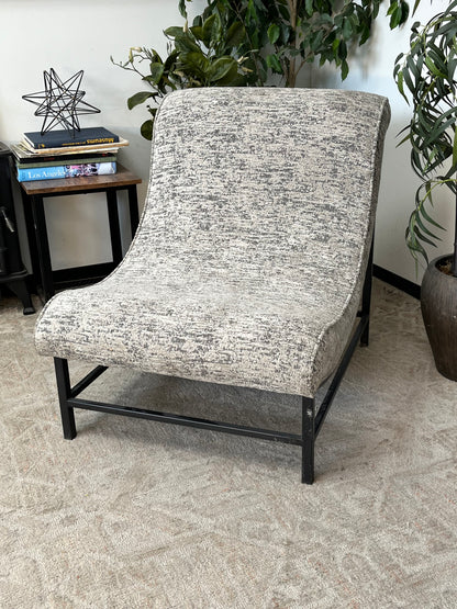 Modern Curved Back Armless Chair