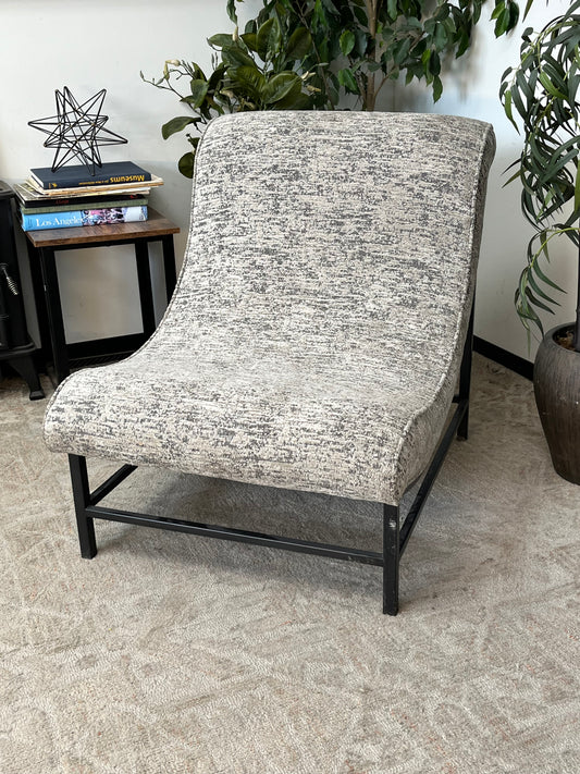 Modern Curved Back Armless Chair