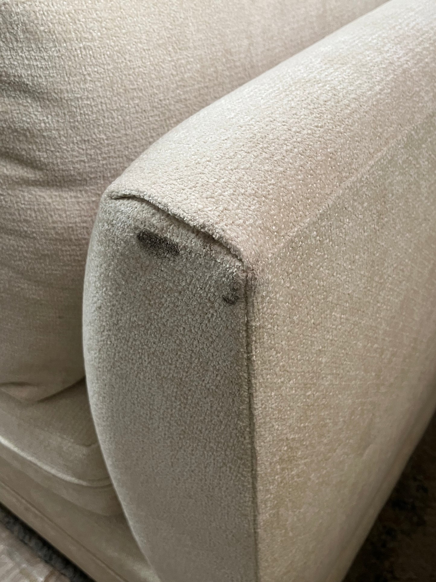 Kreiss Modern Beige Right Arm Chaise