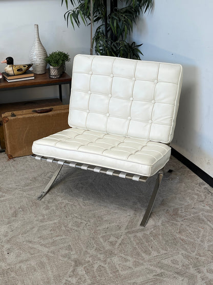 Modern Metal Frame Armless Chair