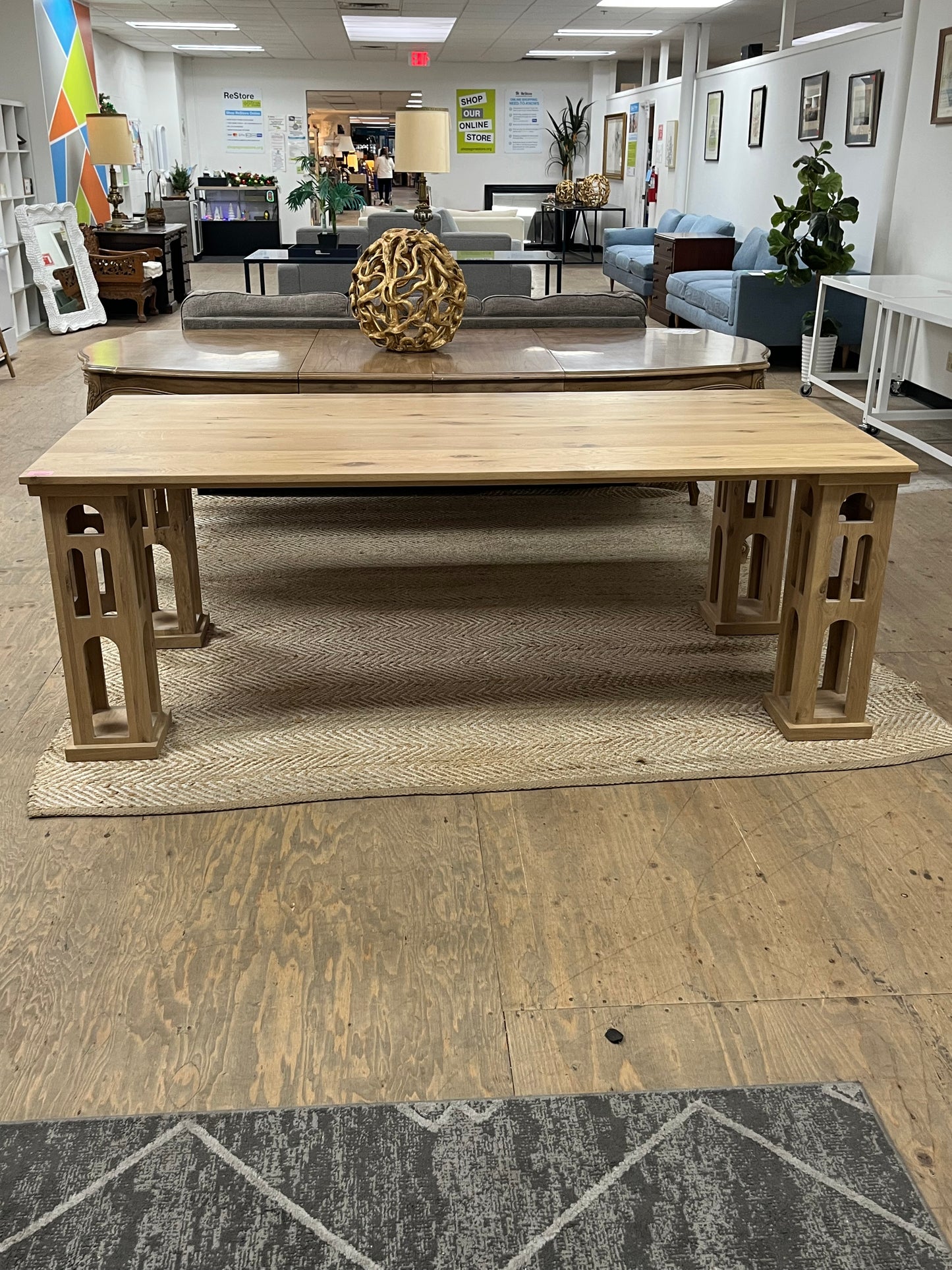 Modern Style 84" Dining Table
