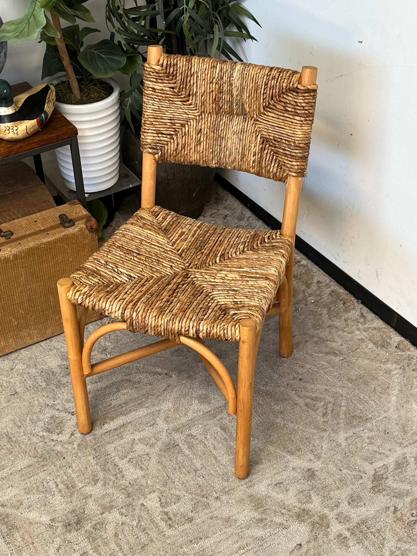 Woven Rattan Dining Chair