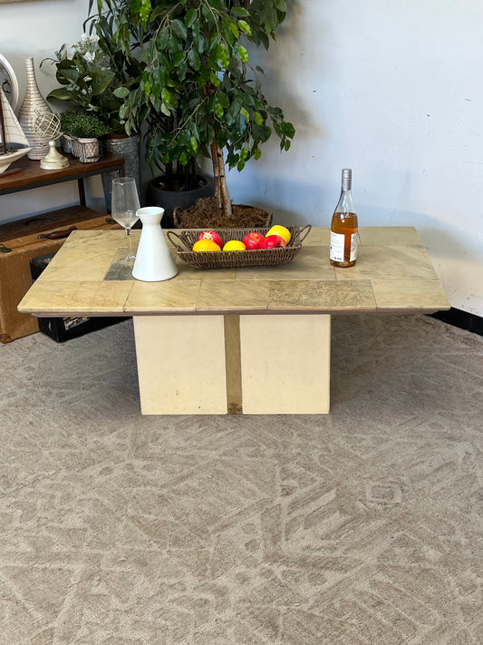 Stone Top Coffee Table