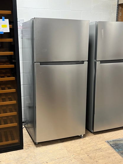 Seasons Stainless Steel 18 Cu. Ft. Top Freezer