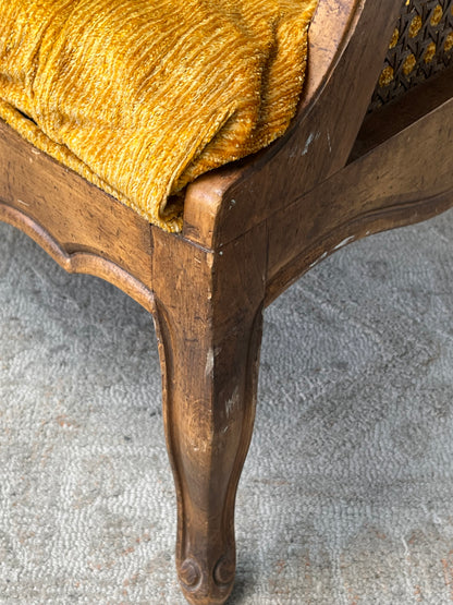 Vintage Style Wooden Armchair