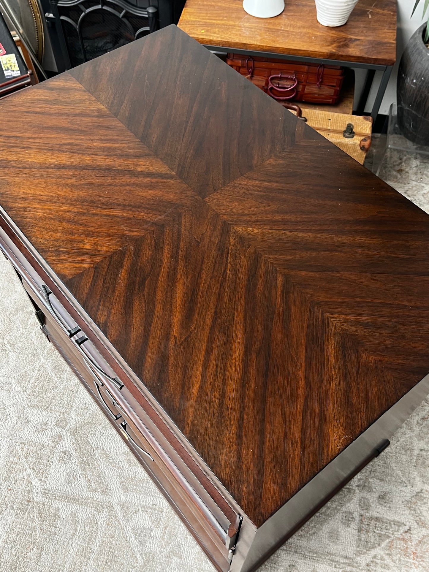 Modern Writing Desk w/Storage