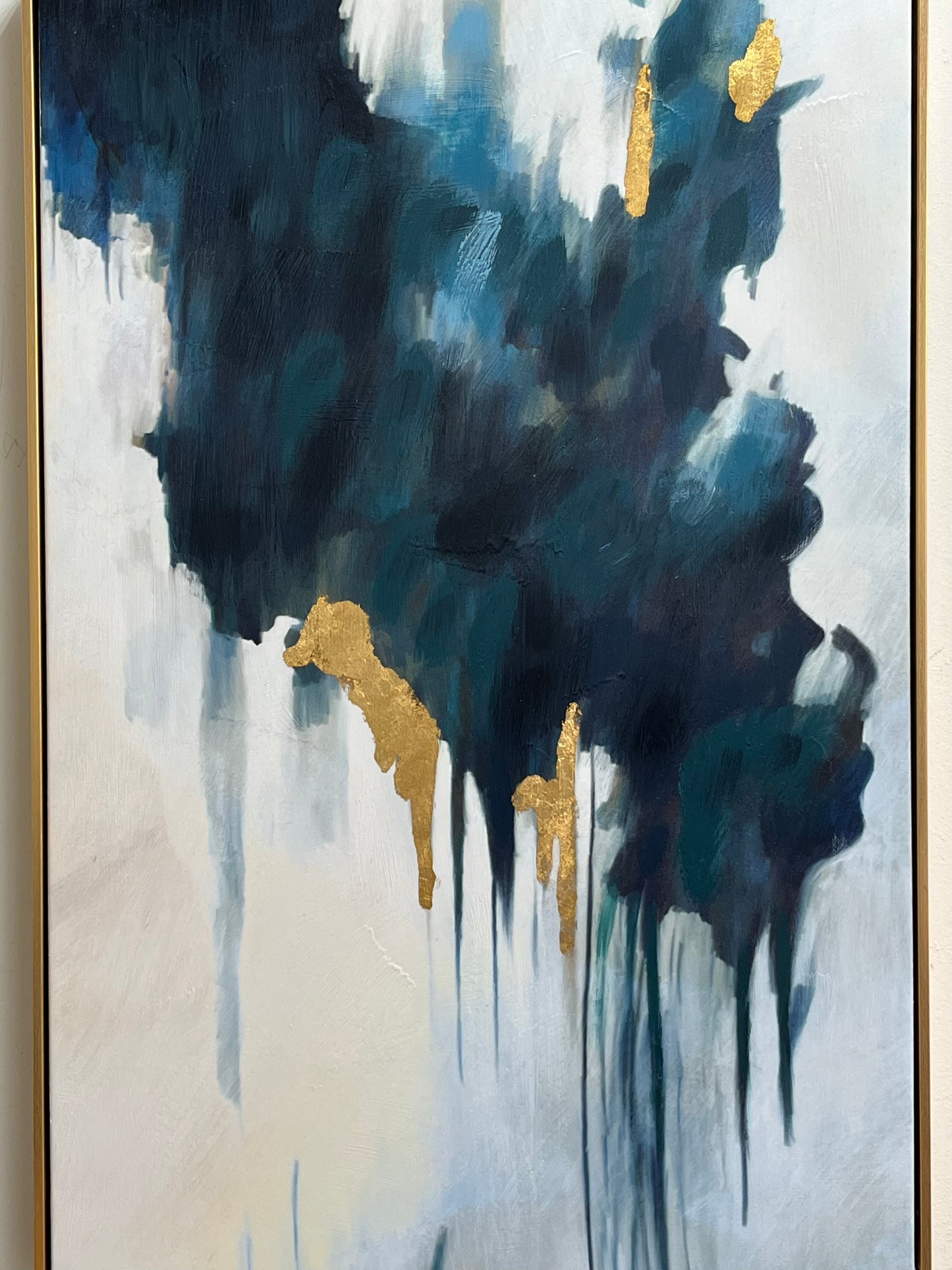 Abstract Hand Painted Framed Artwork