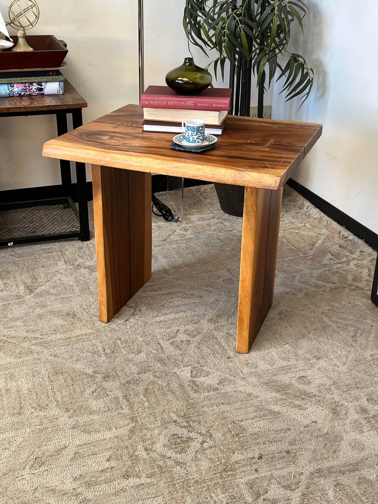 World Market Solid Wood Nightstand