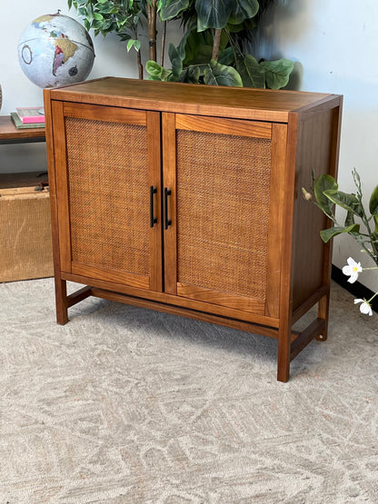 Modern Rattan Cabinet