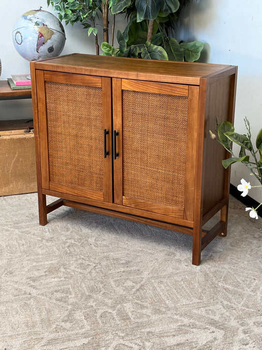 Modern Rattan Cabinet